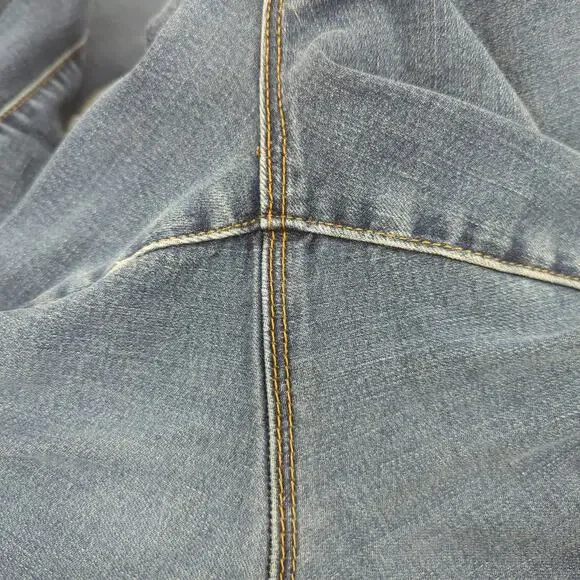 EUC Woman Within Blue Cotton Jeans Womens 24WP Petite Pockets - Picture 5 of 8